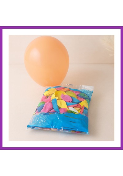 Bezos 100'lü Lateks Balon 14 Cm Bty Çok Renkli