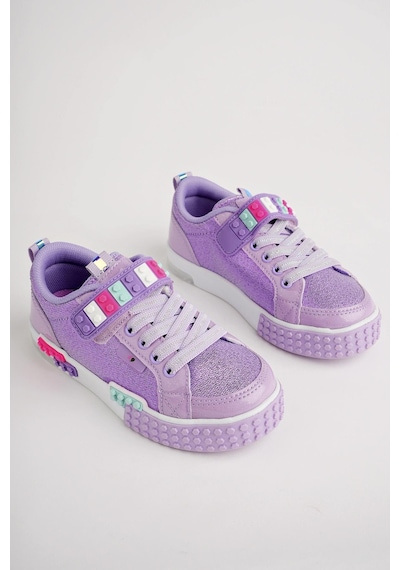 Muggo Sonic Garantili Legolu Bağcıklı Ve Cırtlı Ortopedik Çocuk Sneaker Spor Ayakkabı 001