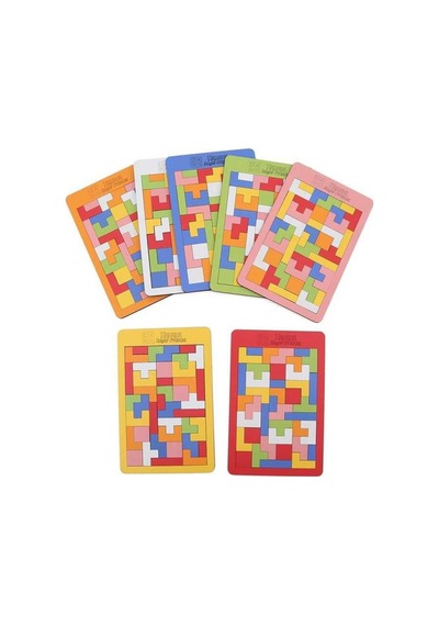 Hmh Ahşap Tetris Blokları 6 Mm