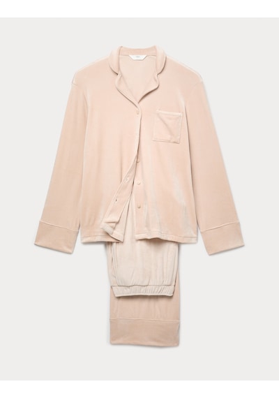Marks & Spencer Polar Pijama Takımı T37002254J Krem