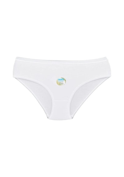 Berrak 11554 Bambu Bikini Külot 6 Adet Beyaz