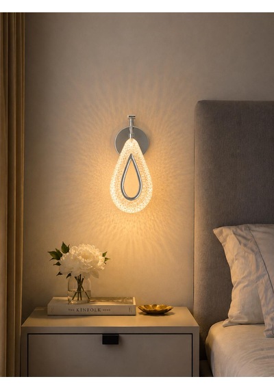 Vela Kristal Led Krom Aplik