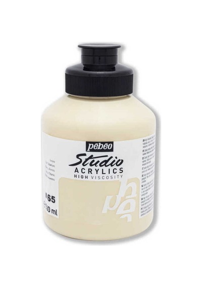 Studio Akrilik Boya 500ml Kavanoz 171-65 Buff Titanium No Color