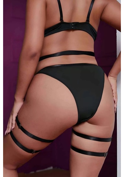 Naam Siyah Lastik Jartiyer Harness - Brf953 Çok Renkli