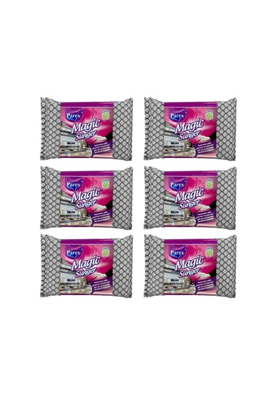 Magic Sünger 6 Lı Paket Gri Renk