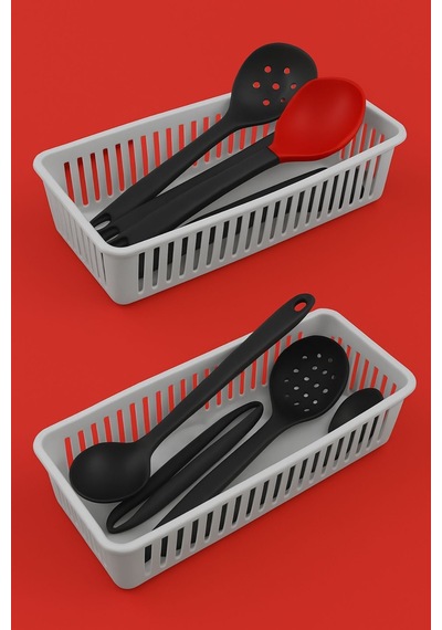2'li Çekmece İçi Kaşıklık Sepet Organizer Diğer
