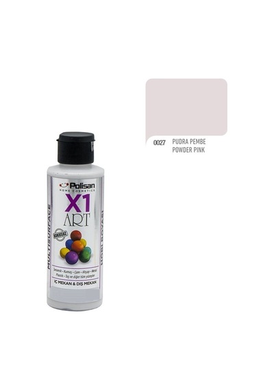 Polisan X1Art Multisurface Hobi Boyası 120Ml - 0027 Pudra Pembe