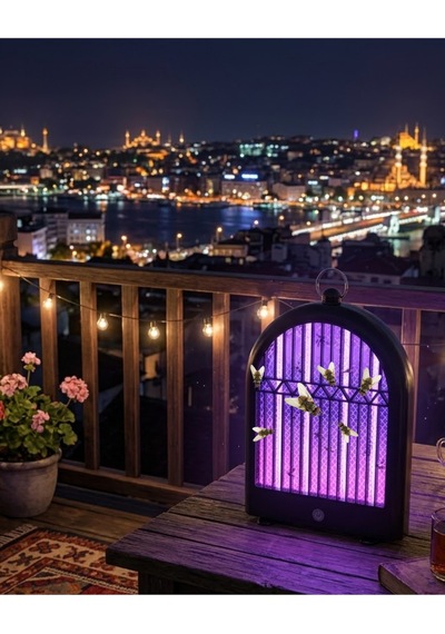 Şarjlı Uv Sivrisinek Öldürücü Lamba Sessiz Ve -