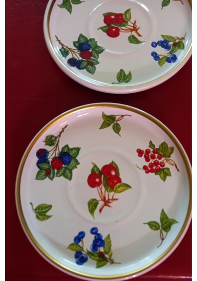 Çay Tabağı Seramik 6 Lı Bohemia Çok Renkli