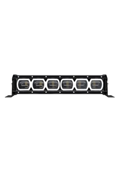 Beyaz Sarı Mavi Angel Led Bar Tepe Off Road Çalışma Lambası 6 Led 12-24v 37cm