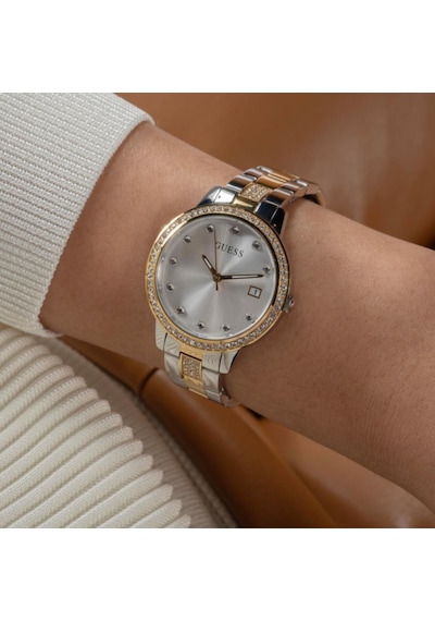 Guess Gugw0725l1 Altın Kaplama Taşlı Kadın Kol Saati