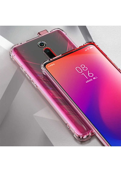 Xiaomi Mi 9t Şeffaf Kılıf Köşelerde Darbelere Karşı Ultra Kalınlık Antishock