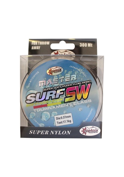 Captain Surf Master 300mt Monofilament Misina Multi Color 0.37