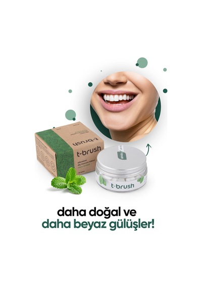 Tbrush Doğal Naneli Diş Bakım Seti - Vegan , Plastik Içermez