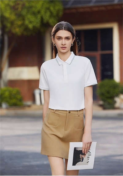 New Performance Premium Polo T-shirt %52,2 Polyester %37,1 Pamuk %3,2 Asetat Elyafı %2,6 Dut İpeği %2,5 Keten %2,4 Spandex Beyaz