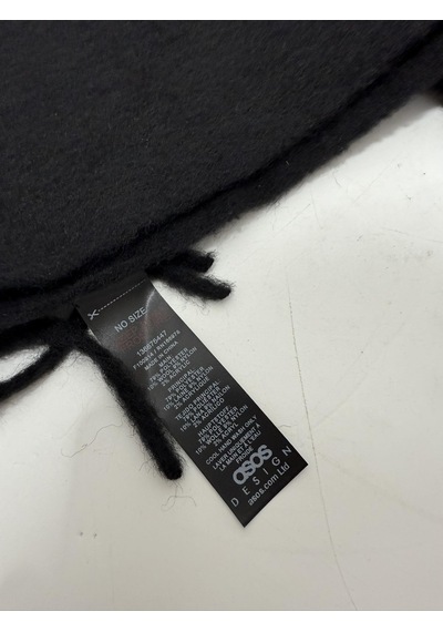 Asos Design Wool Mix Scarf Serisi Yumuşak Atkı Şal Gri