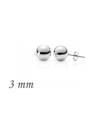 Gümüş Top Küpe - 3 Mm Gümüş