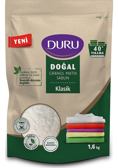 Duru Doğal Granül Matik Sabun Klasik 1600 G
