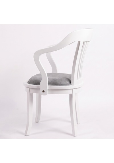 Throne Ahşap Yemek Sandalyesi Beyaz