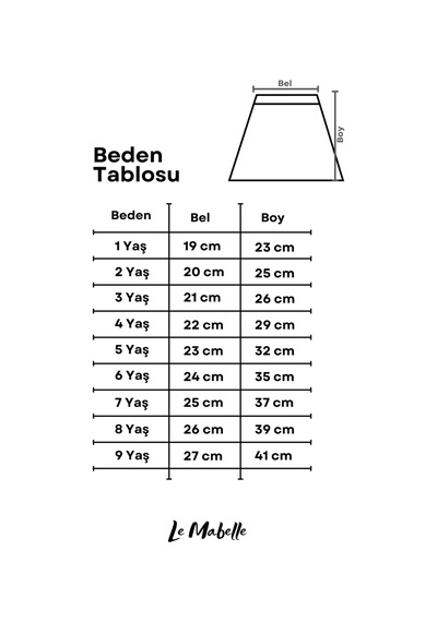 Le Mabelle Lila Kız Çocuk Tütü Etek - Bonita Lila