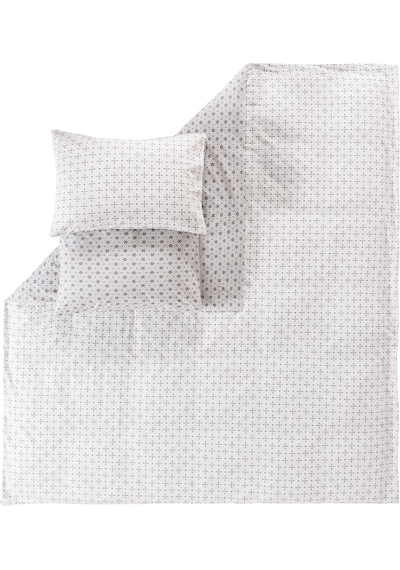 Mix & Match Bloom %100 Pamuk Çift Kişilik Nevresim Seti Gri