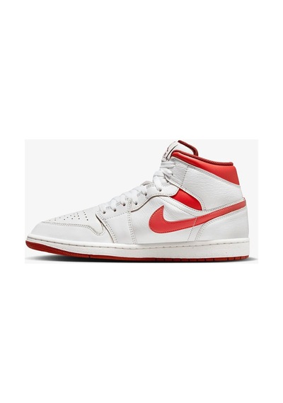 Nike Air Jordan 1 Mid Se Erkek Sneaker Beyaz Beyaz