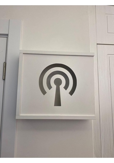 Rmd Shop Wifi Modem Saklama Kutusu 35 X 40 Cm Beyaz Genel