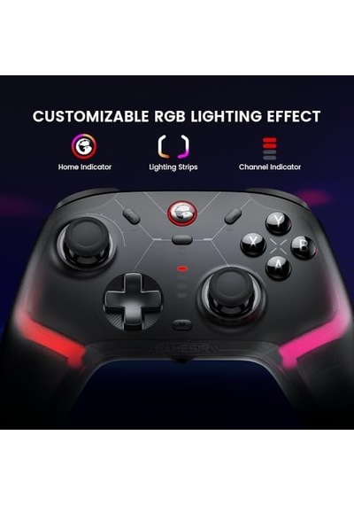 Cyclone 2 Wireless Pc Controller 1000hz Polling Rate, Tmr Joysticks, Hall Effect & Micro 2-in-1 Triggers, Pc Gaming Controller For Pc/android/switch/switch 2 With Charging Dock Black