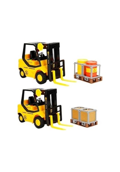 24 Cm Sesli Ve Işıklı Forklift, Eğlenceli Oyun Aracı