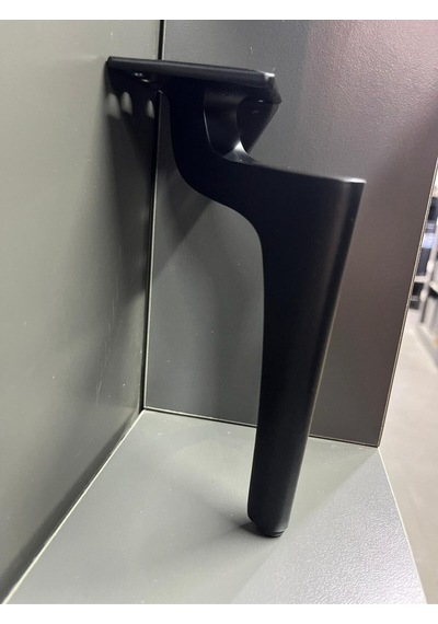 Zarif Metal Ayak 17cm Mat Siyah Komidin Koltuk Puf Vestiyer Tv Ünite Ayağı Modern Mobilya Komidin