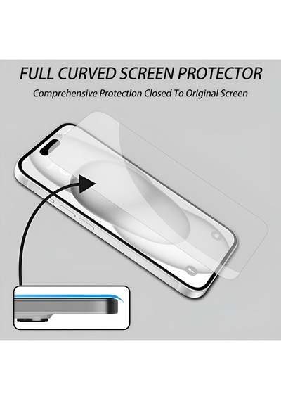 Apple iPhone 15 Pro Uyumlu Temperli Cam Ekran Koruyucu 9h Ultra 3 Adet
