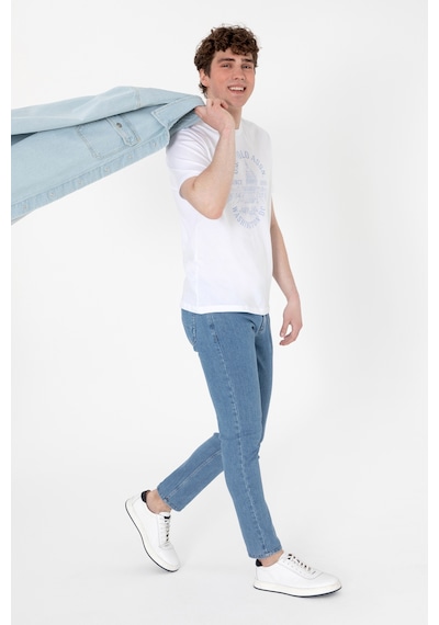 U.S. Polo Assn. Erkek Açık Mavi Slim Fit Jean Pantolon 50308265-DN0021 U.S. Polo Assn. Erkek Açık Mavi Slim Fit Jean Pantolon 50308265-DN0021