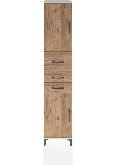 Hyperion Dolap 3 Raflı 3 Çekmeceli 2 Kapaklı 44x44x221 Aytaşı-çam Aytası