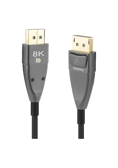 8K Display Port V1.4 Fiber Optik Display Kablo Dp Kablo 10 M