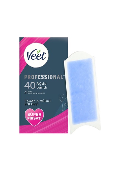 Professional Hassas Ciltler İçin Ağda Bandı, Bacak Ve Vücut Bölgesi, 40&apos Lı Süper Fırsat Paketi