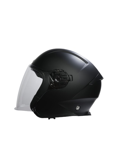 Beon B-203 Çenesiz Vizörlü Fy01 Yazlık Kapalı Kask Mat Siyah