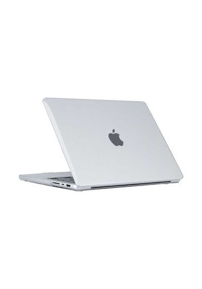 Apple Uyumlu MacBook 14.2' 2021 Zore Msoft Kristal Kapak Siyah