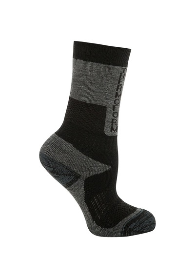 Thermoform Outdoor Çocuk Çorap Siyah Renkli
