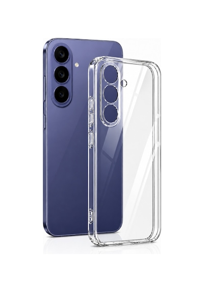 Samsung Galaxy S26 Fe Uyumlu Kılıf Şeffaf Kamera Korumalı 3d
