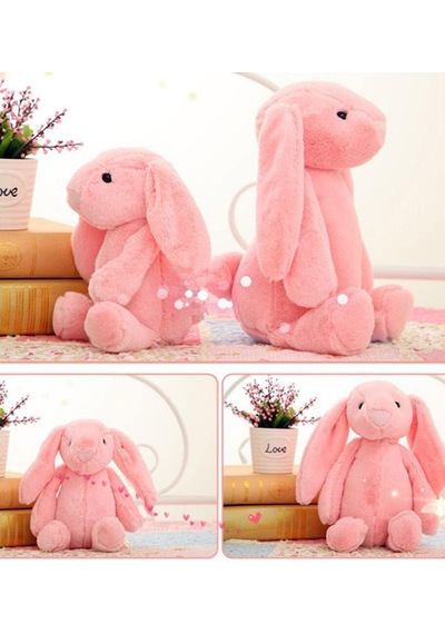 Arkadaşım Uzun Kulak Peluş Tavşan 65 Cm Pembe Genel
