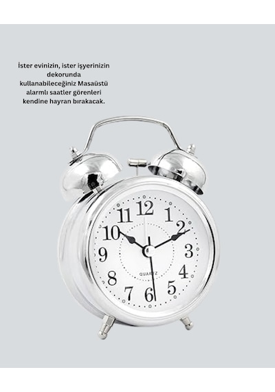 Dekoratif Gümüş Saat