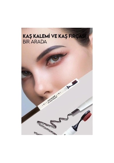 Özel Üretim Güzellik 3'lü Kaşık Fırçalı Kaş Kalemi Seti Diğer