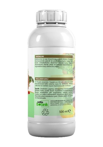 500 Ml Sebzeler İçin Bitki Besini - Topraktan