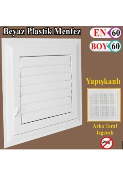 Made Panjur Plastik Menfez 60x60cm