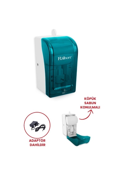 Flosoft Diva Otomatik Köpük Verici 700ml Adaptör Dalihdir Renkli