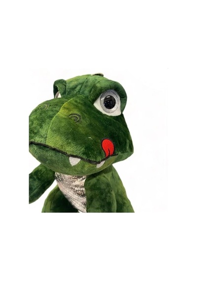 40 Cm Parlak Dinozor Peluş Oyuncak Sevimli Yumuşak Ve Eğlenceli Dinozor Yeşil