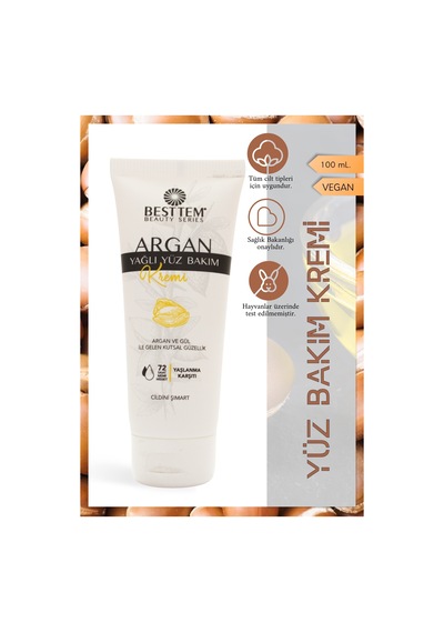 Besttem Argan Yağlı Yüz Bakım Kremi 100 ML