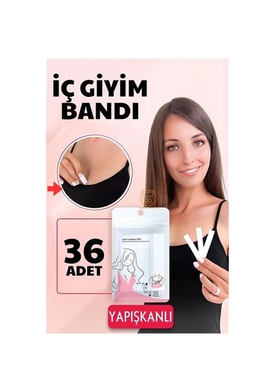Zenvac İç Giyim Bandı Çift Taraflı Yapışkanlı Su Geçirmez 36 Adet 720406 Zenvac29