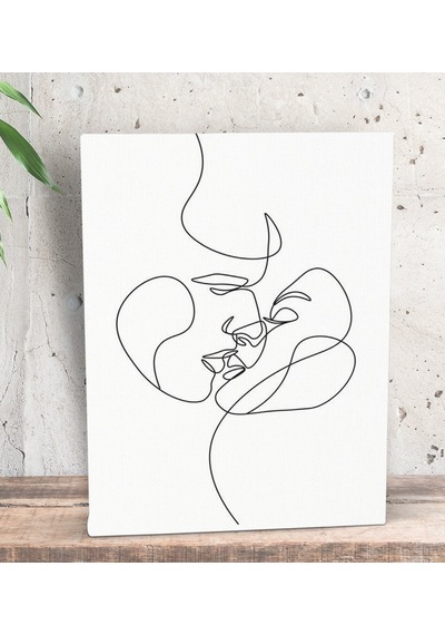 Bk Gift Yatak Odası Konseptli Dekoratif Mini Kanvas Tablo 15x20cm-79