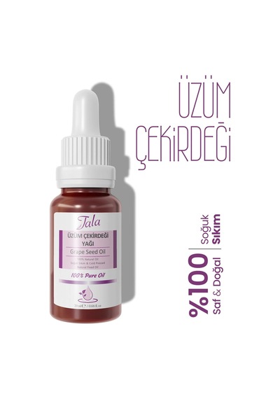 Tala Üzüm Çekirdeği Yağı %100 Saf Ve Doğal Soğuk Sıkım 20 ML